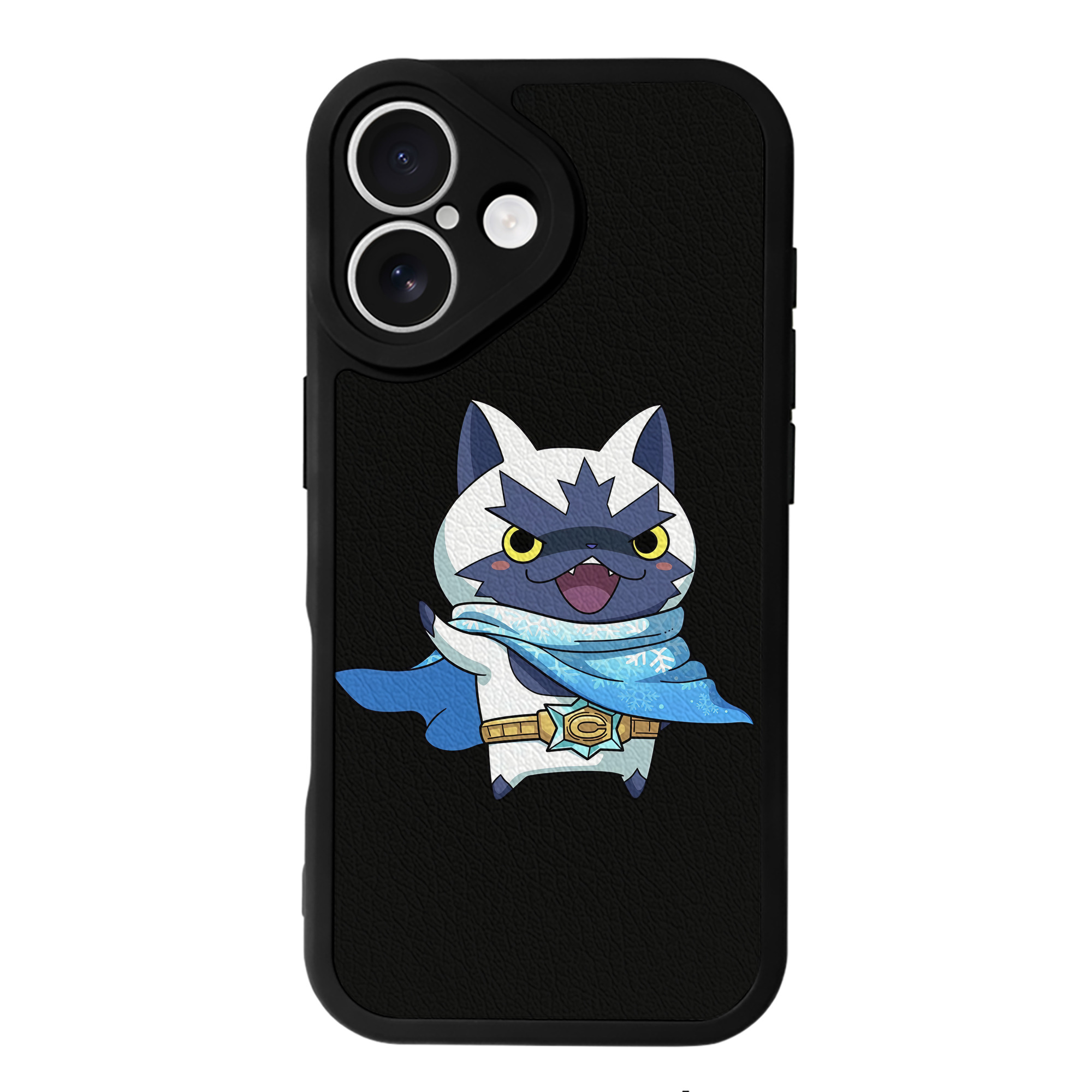 （画像用） 妖怪ウォッチ Yo-kai Watch 【iPhone 16シリーズ対応】シリコンスマホケース（レザー調） 材質：シリコン